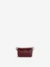 Wandler Slouch Mini Bag With Adjustable Shoulder Strap In Burgundy