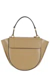 Wandler Structured Vitello Leather Shoulder Bag With Winged Sides