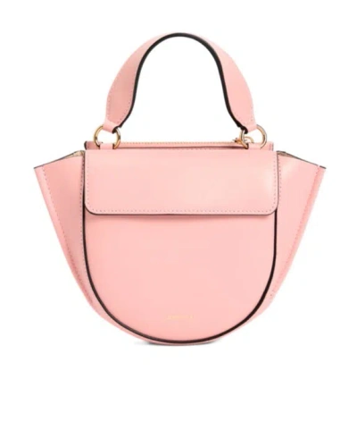 Wandler Hortensia Top Handle Cross Body Bag In Pink