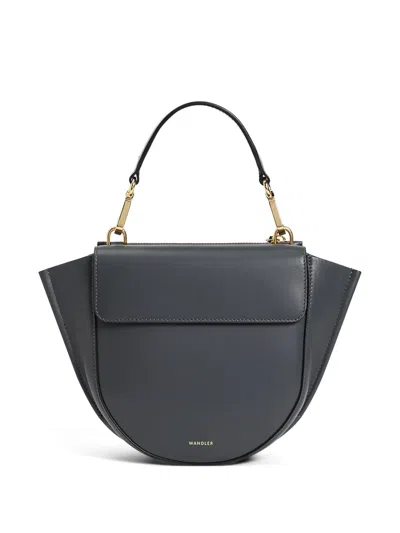 Wandler Hortensia Flap-closure Tote Bag In Gray