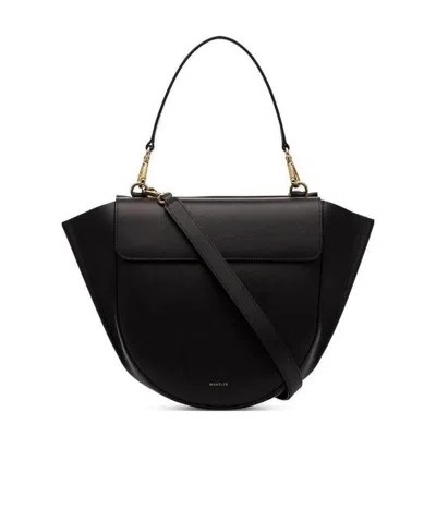 Wandler Hortensia Medium Shoulder Bag In Black