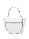 Wandler Mini Bag With Detachable Strap And Rear Pocket In White