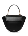 Wandler Small Leather Tote Bag In Black