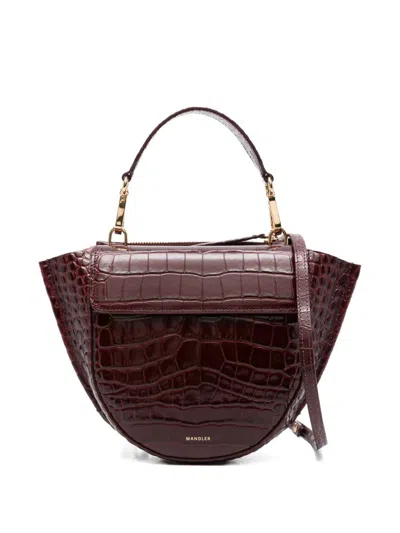 Wandler Hortensia Mini In Burgundy