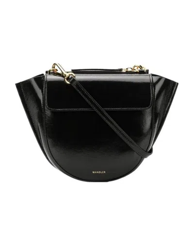 Wandler Hortensia Mini Tote Bag In Black
