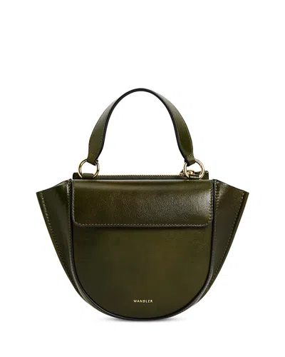 Wandler Hortensia Piccola Leather Bag In Green