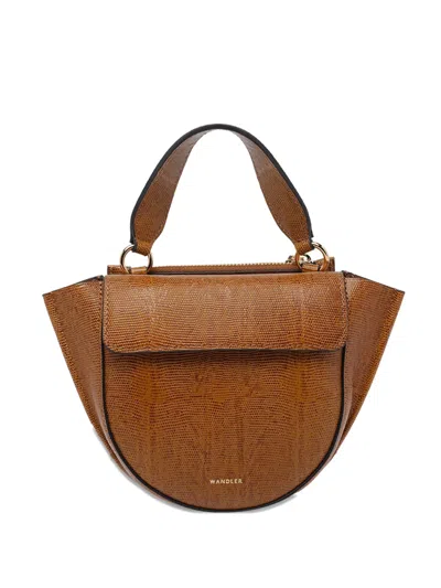 Wandler Hortensia Shoulder Bag In Brown