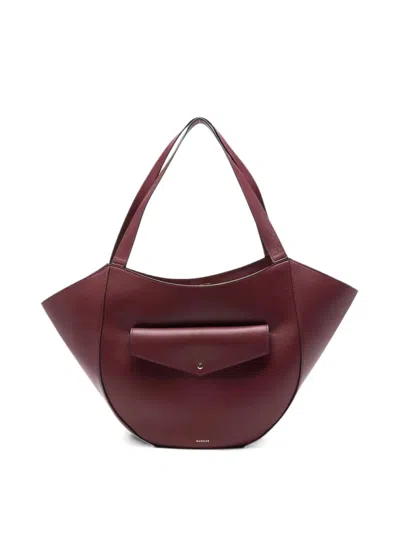 Wandler Hortensia Slouch Tote In Red