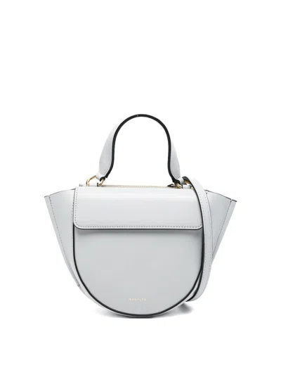 Wandler Hortensia Small Tote Bag In Light Blue In Gray