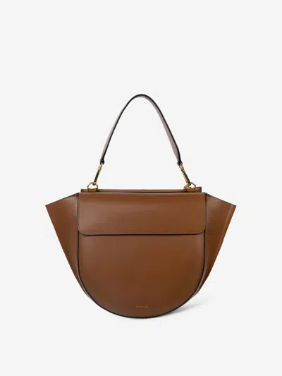 Wandler Hydrangea Handbag In Brown