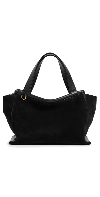 Wandler Ida Bag Black Suede/black