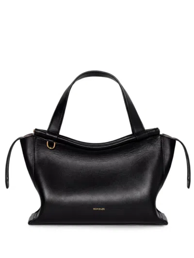 Wandler Ida Leather Shoulder Bag In Black