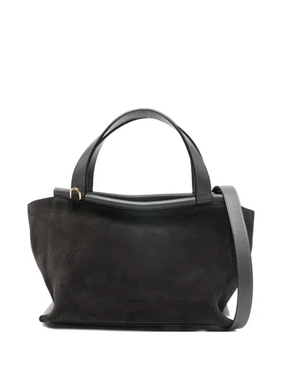 Wandler Ida Suede Top Handle Tote Bag In Pink