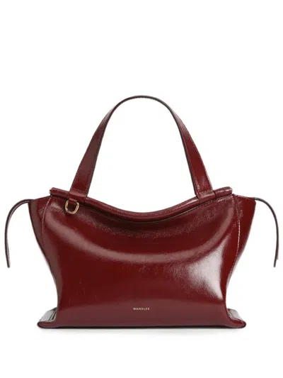 Wandler Ida Suede Tote Bag In Brown