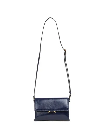 Wandler Ida Trio Leather Mini Shoulder Bag In Blue