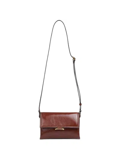 Wandler Ida Trio Leather Mini Shoulder Bag In Brown