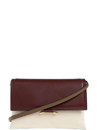 Wandler Ida Trio Leather Shoulder Bag In Brown