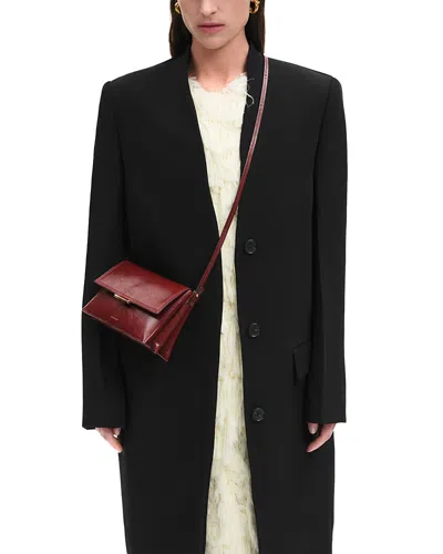 Wandler Ida Trio Mini Leather Crossbody Bag In Red
