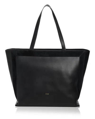 Wandler Ida Trio Mini Leather Crossbody Bag In Black