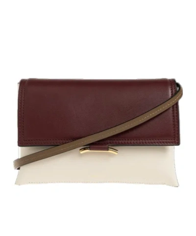 Wandler Ida Trio Leather Shoulder Bag In Brown