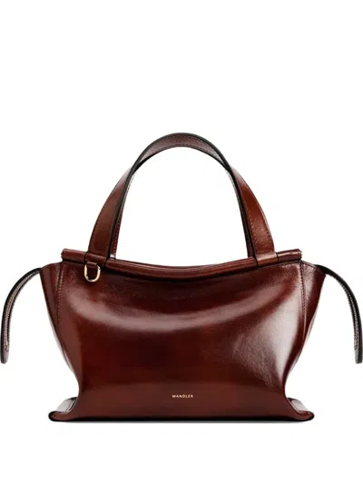 Wandler Ida Zip Fastening Satchel In Brown
