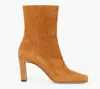 Wandler Isa Sleepy 85mm Suede Boots In Brown