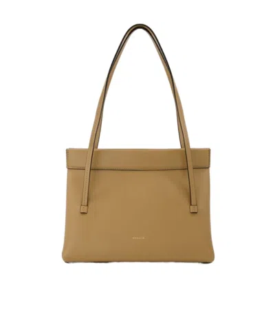 Wandler Joanna Logo-printed Tote Bag In Brown