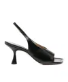 Wandler Julio 75mm Sandals In Black