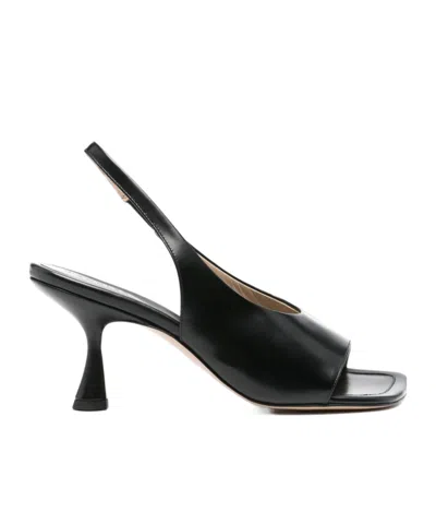 Wandler Julio 75mm Sandals In Black