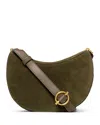 Wandler Kate Bag In Suede In Green