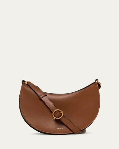 Wandler Kate Flap Leather Crossbody Bag In Brown
