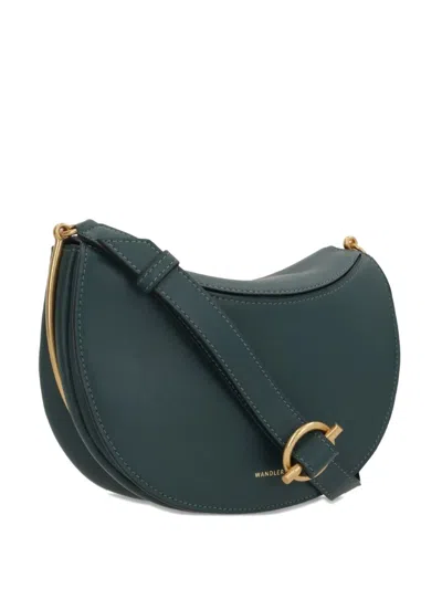 Wandler Kate Gold-tone Cross Body Bag In Green