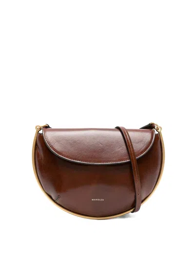 Wandler Kate Mini Crossbody In Brown