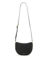 Wandler Curved Silhouette Black Leather Tote With Adjustable Strap In Black
