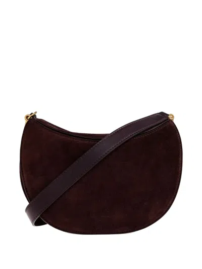 Wandler Kate Suede Cross-body Bag In Red