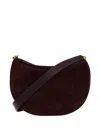 Wandler Kate Suede Shoulder Bag In Brown