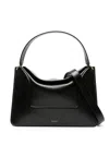 Wandler Leather Shoulder Bag In Black