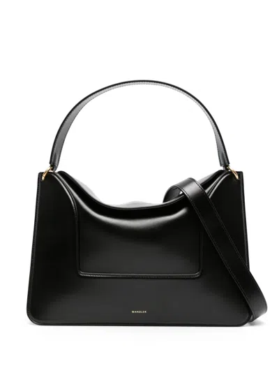 Wandler Leather Shoulder Bag In Black