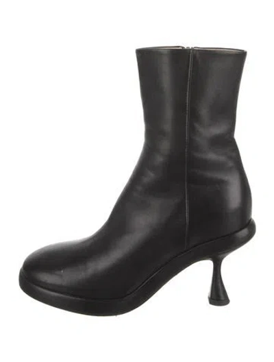 Pre-owned Wandler Leather Boots In Black