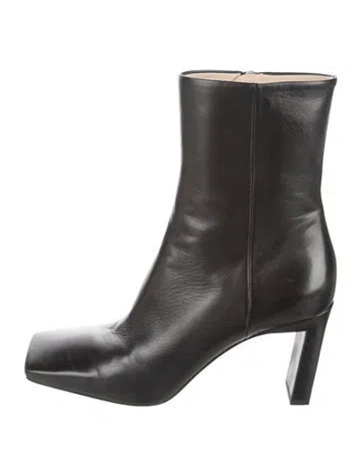 Pre-owned Wandler Leather Boots In Black
