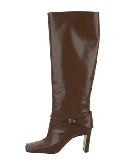 Pre-owned Wandler Leather Boots In Brown