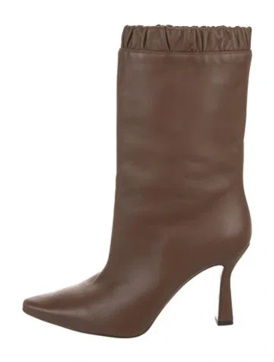 Pre-owned Wandler Leather Boots In Brown