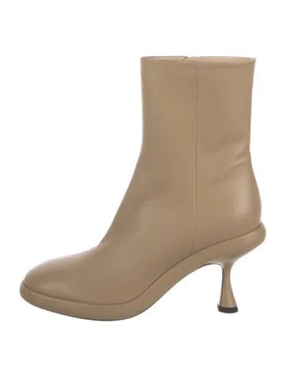 Pre-owned Wandler Leather Boots W/ Tags In Brown