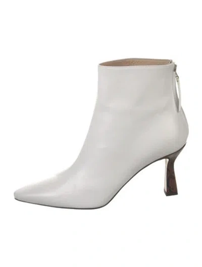 Pre-owned Wandler Leather Boots In White