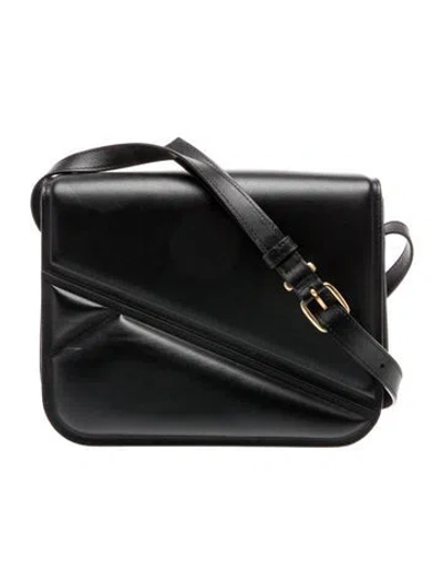 Pre-owned Wandler Leather Crossbody Bag In Black