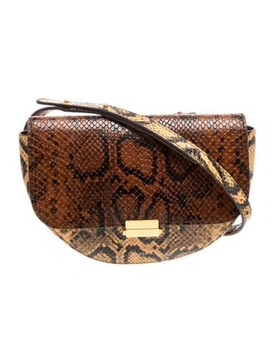 Pre-owned Wandler Leather Crossbody Bag In Brown