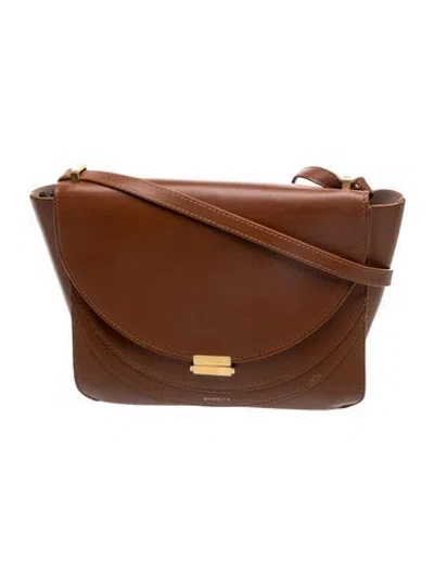 Pre-owned Wandler Leather Crossbody Bag In Brown