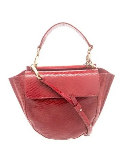 Pre-owned Wandler Leather Crossbody Bag In Pink