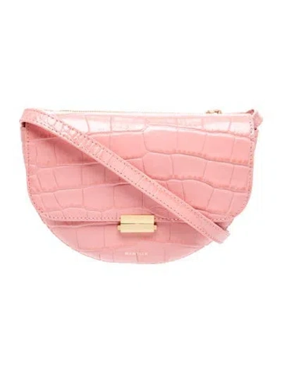 Pre-owned Wandler Leather Crossbody Bag In Pink