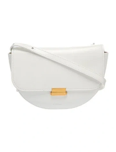 Pre-owned Wandler Leather Crossbody Bag In Transparent